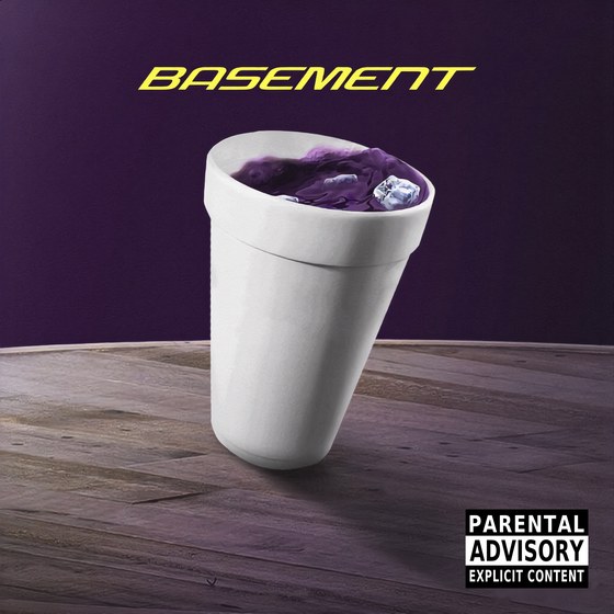 Basement — Boom Bap type beat cover art, 88 BPM, B Min