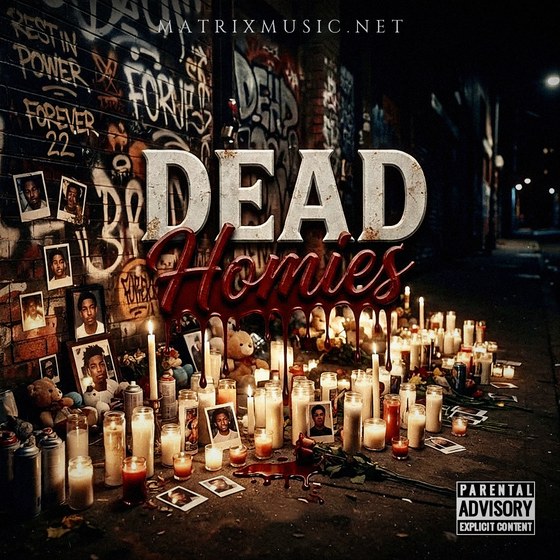 DEAD HOMIES — Trap cover art, 157 BPM, E Min
