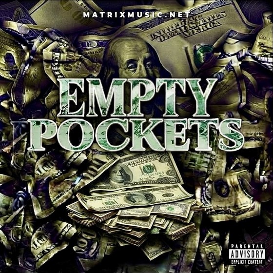 EMPTY POCKETS — Trap type beat cover art, 132 BPM, F# Min